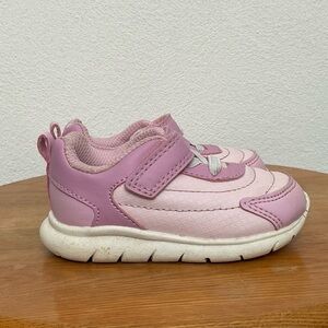 Carter's Dark, Light Pink Baby Girl Sneakers Size 4 Walking Solid Sole